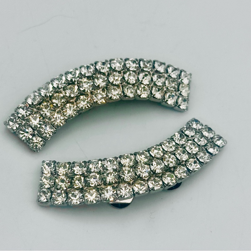 Musi Vintage Rhinestone Shoe Clips - Picture 3 of 9